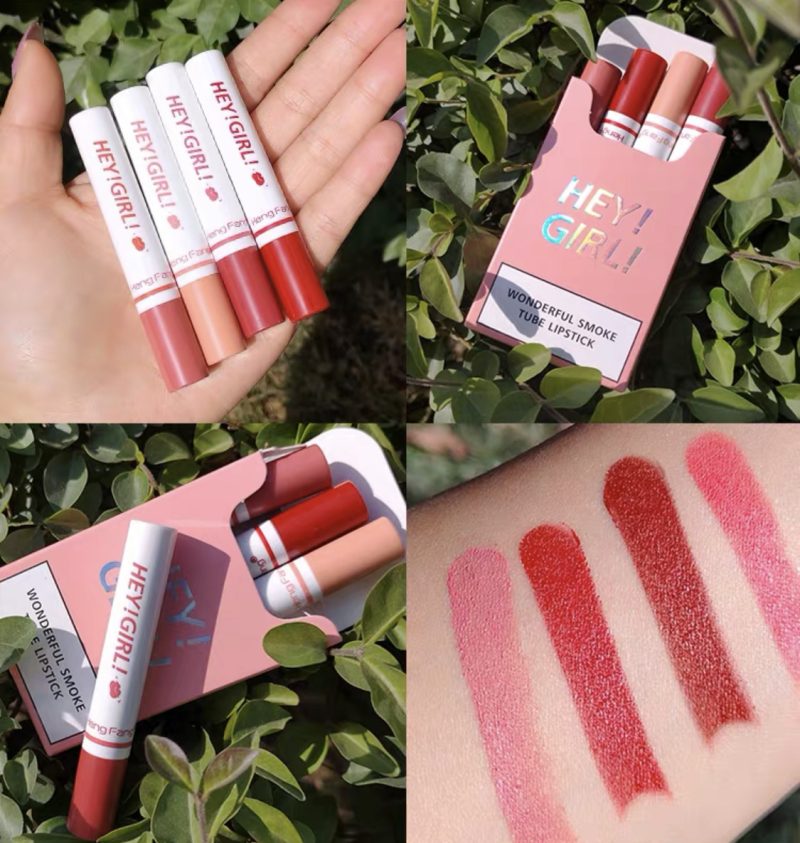 Four Sets of Lasting Moisturizing Lipsticks