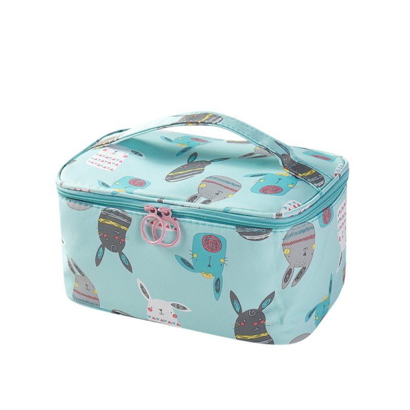 Portable Cartoon Square Large Toiletry Bag - Image 4
