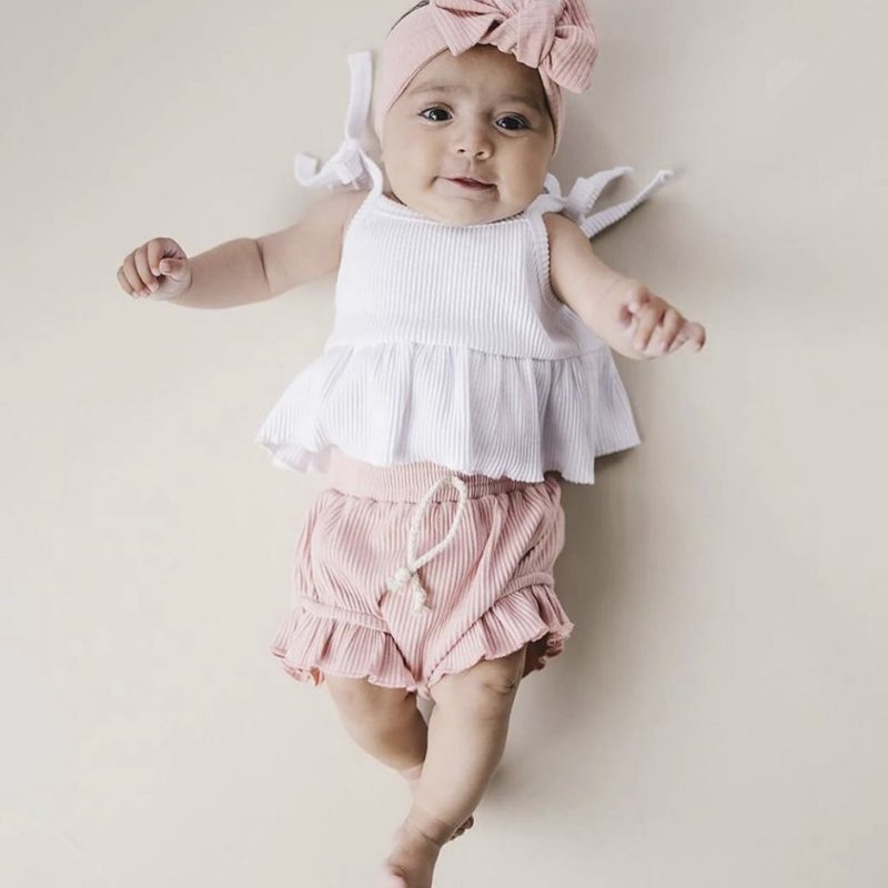 Baby Stripe Stretch Vest Shorts - Image 5