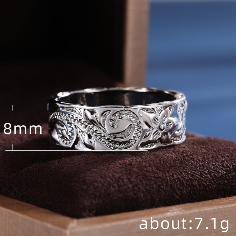 Women Simple 925 Silver Ring - Image 3