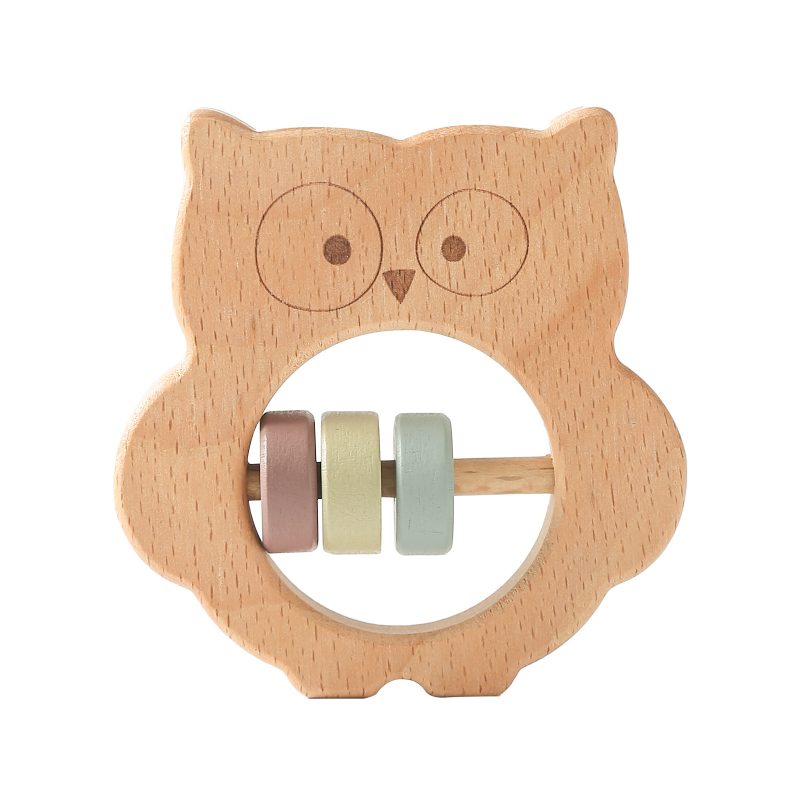 Hand-Held DIY Soothing Wooden Rattle Toys - Image 4