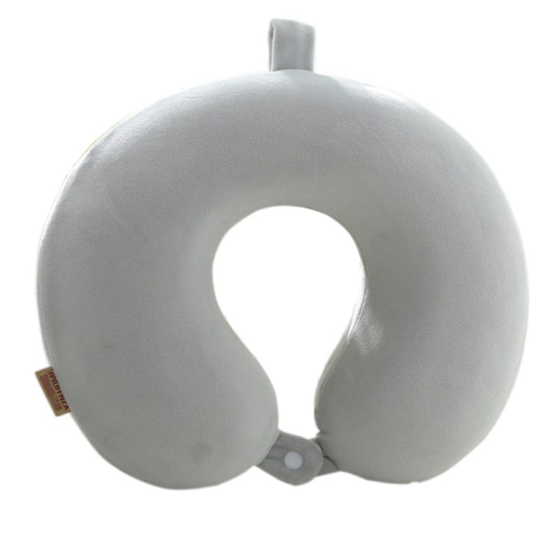 Solid Color U-shaped Memory Core Travel Pillow - Image 8