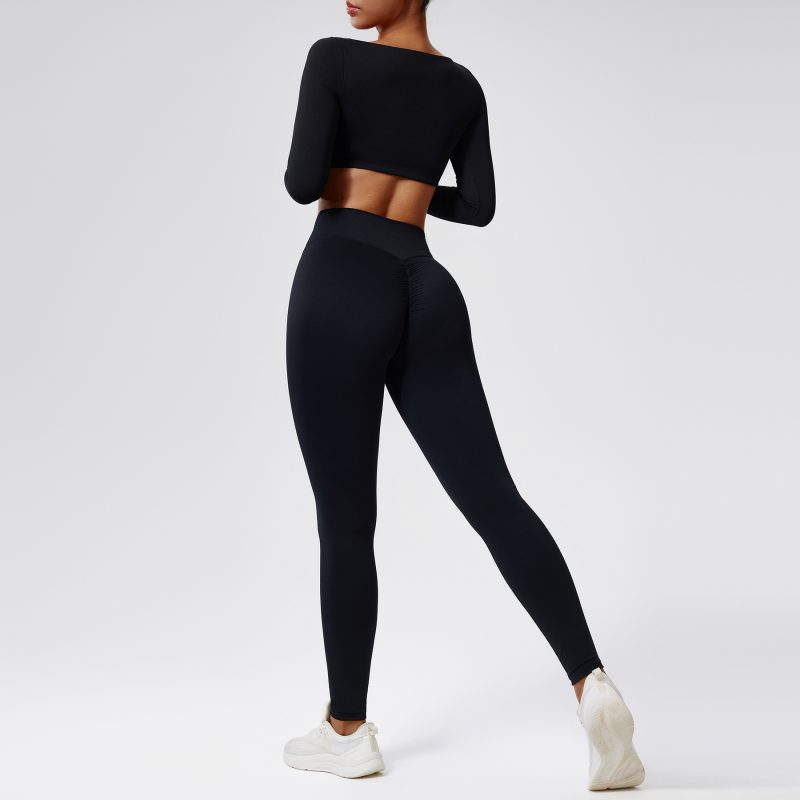 High-Waist Running Sports Clothing Set - Image 6