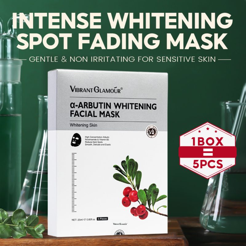5 Pack OF Arbutin Brightening Skin Mask