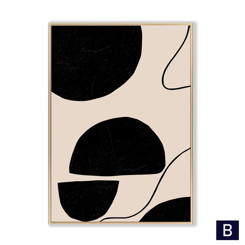 Geometric Shapes Wall Canvas Poster - Image 10