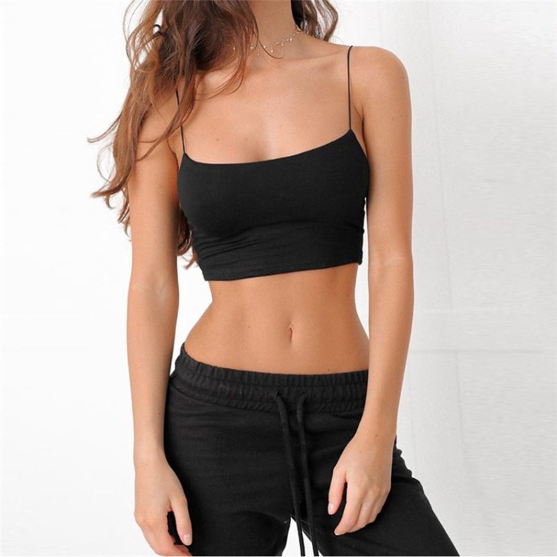 Sleeveless Straps Tank Top - Image 2