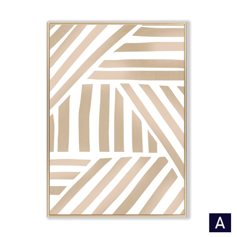 Geometric Shapes Wall Canvas Poster - Image 8