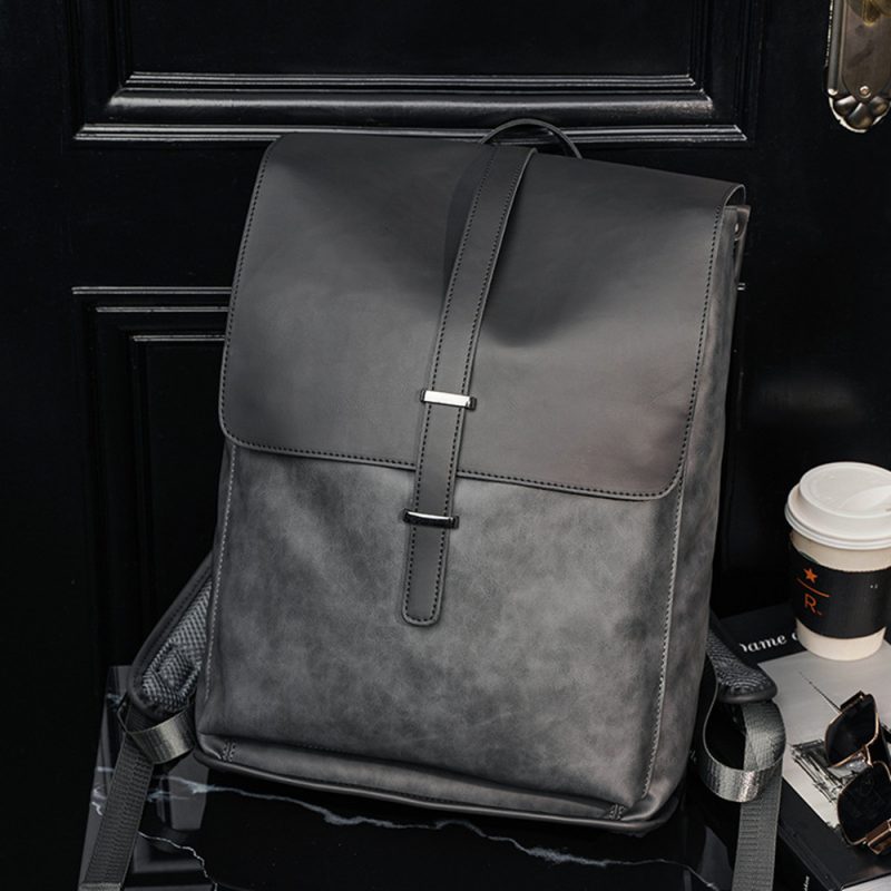 Draw Belt Leather Bag - Image 3