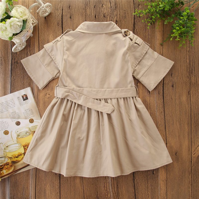 Beige Girls' Dress - Image 9