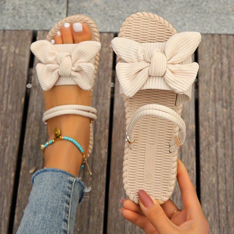 Bowknot Flat Slippers
