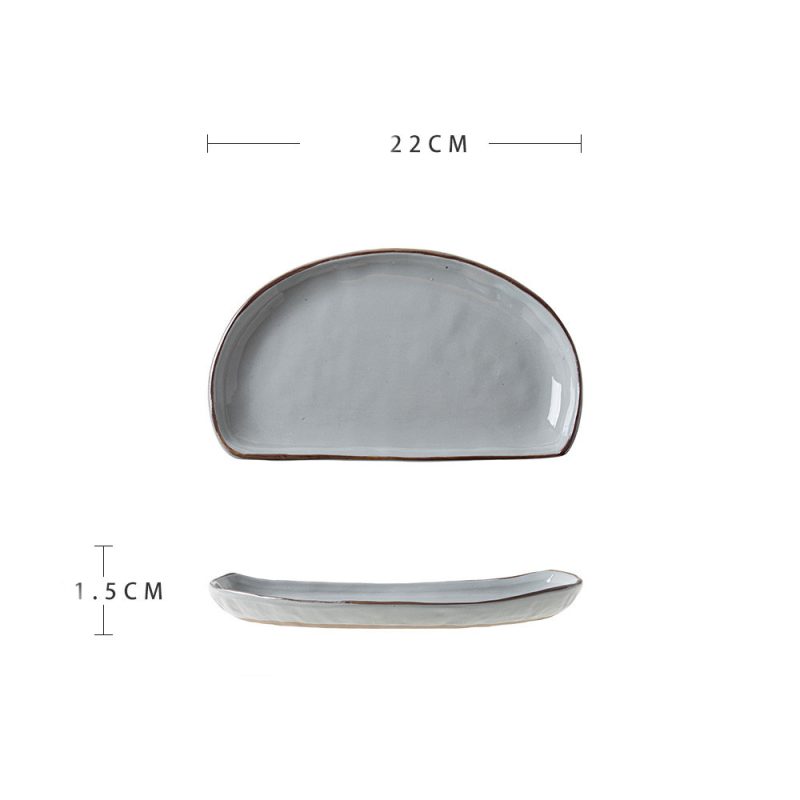 Home Minimalist Ceramic Snack Platter - Image 2