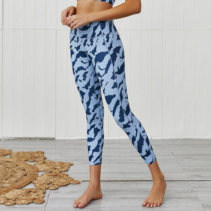Leopard Print Yoga Fitness Suit - Image 2