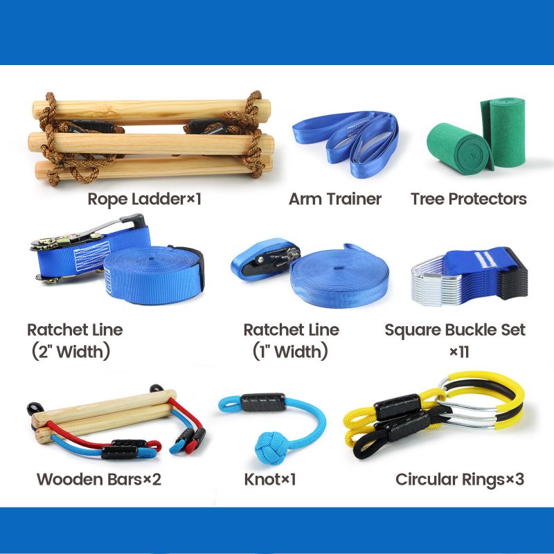 Outdoor Swing Balance Obstacle Course Kit - Image 3