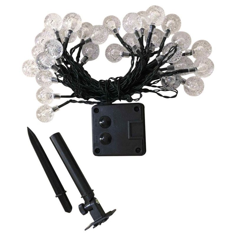 Outdoor LED Solar Bubble Ball Lighting Chain - Image 4