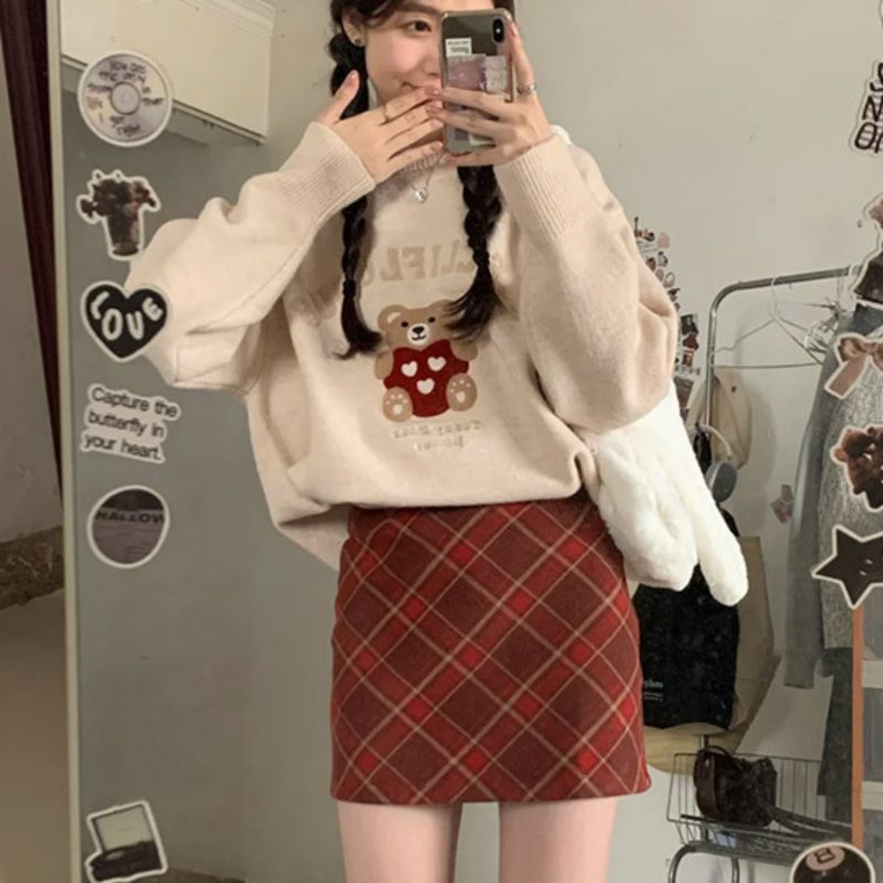 High Waist Petite Slimming Skirt