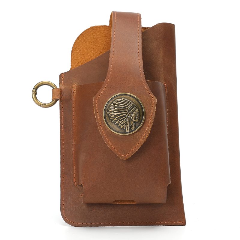 Leather Belt Phone Bag - Image 5