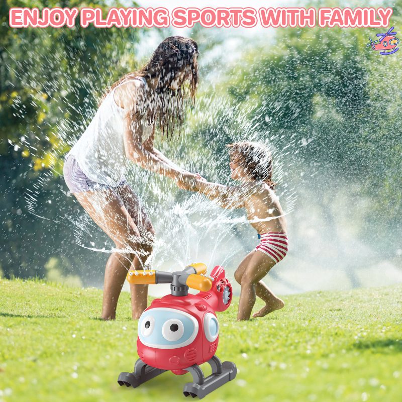 4-In-1 Water Helicopter Sprinklers Water Toy - Image 7