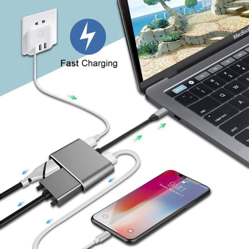 USB Type C Multi Adapter Hub Dock