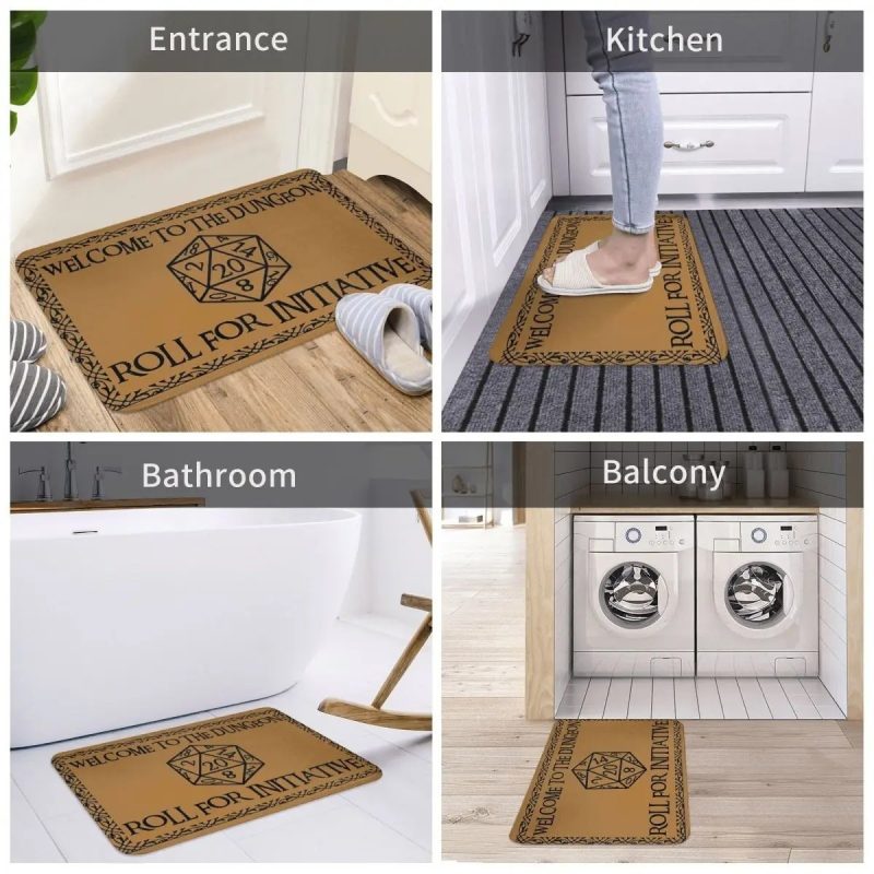 Welcome To Dungeon Digital Cube Bath Mat - Image 2