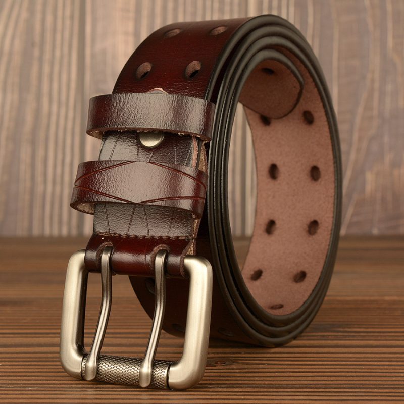 Men's Casual Leather Personality Belt - Image 2