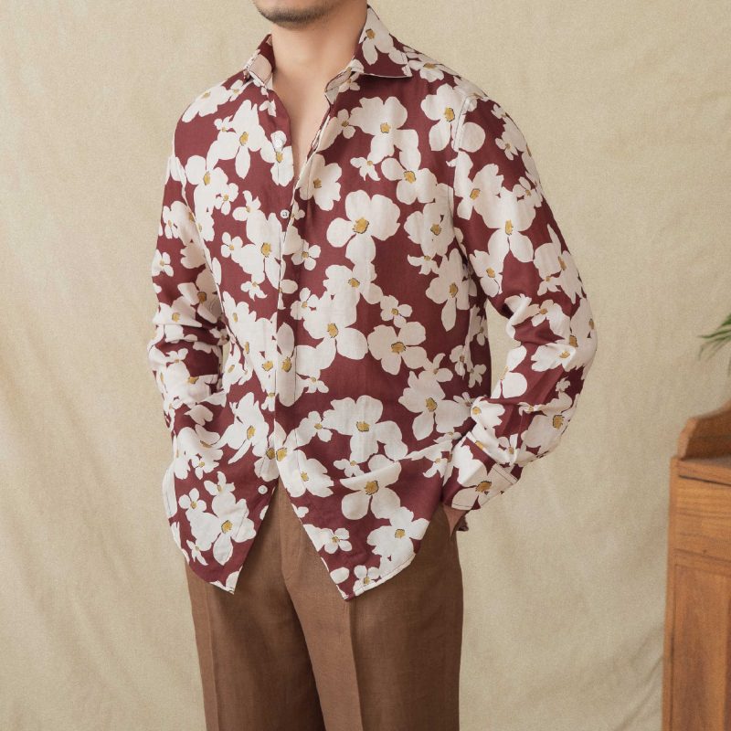 Printed Long Sleeve Shirt - Image 5