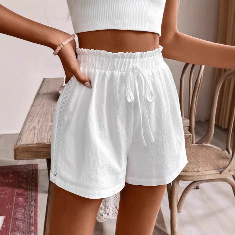 Solid Summer Loose Casual Shorts