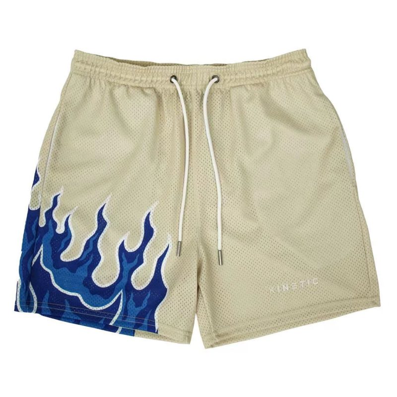 Drying Flame Print Shorts - Image 3