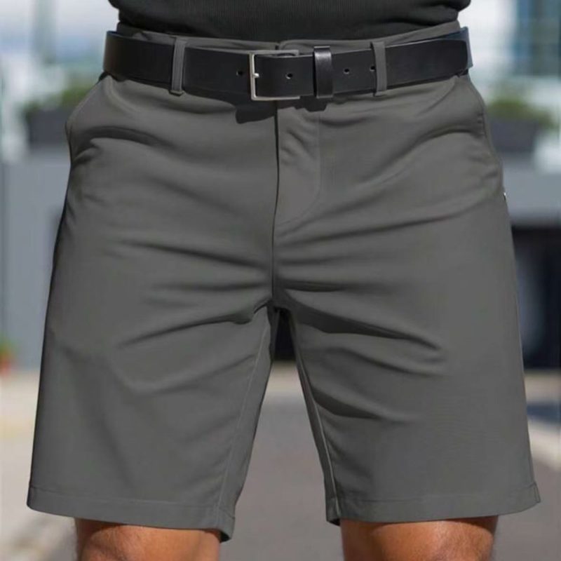 Men's Solid Color Shorts - Image 9