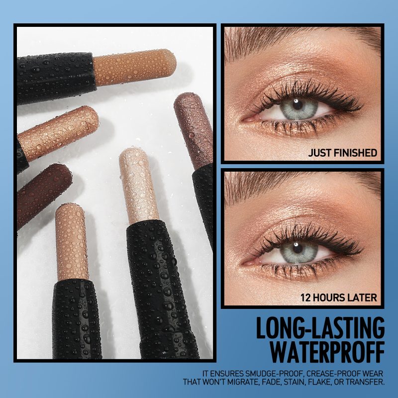 Double-Headed Waterproof Pearlescent Eye Shadow Stick - Image 3