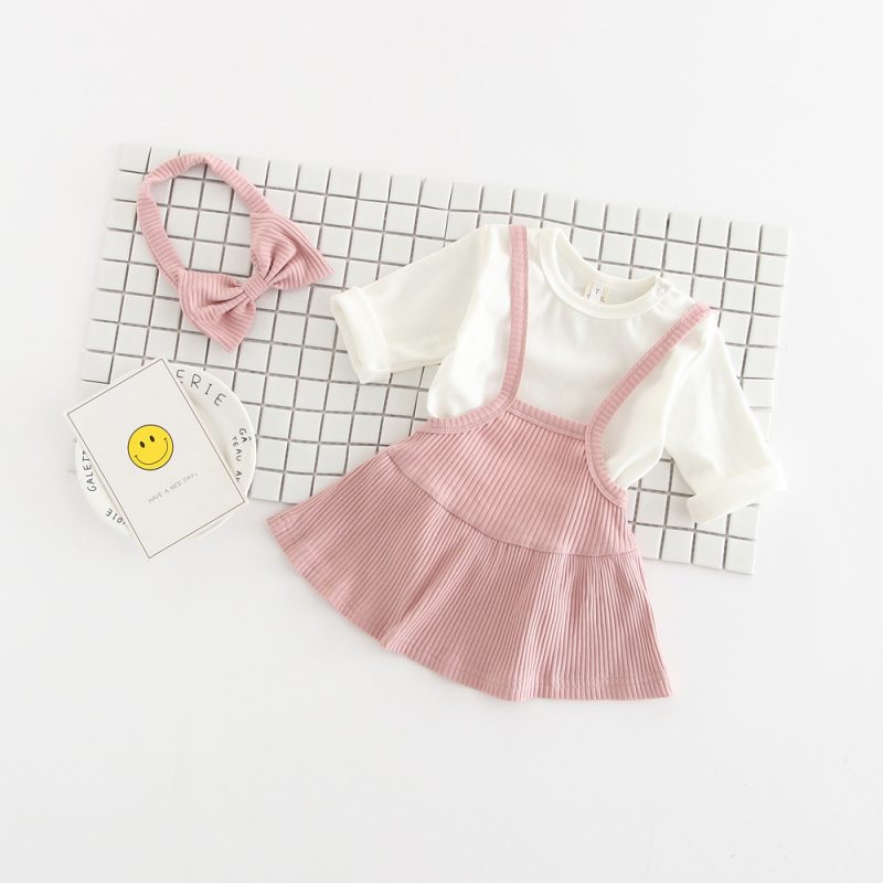 Baby Newborn Cotton Romper With Band - Image 4