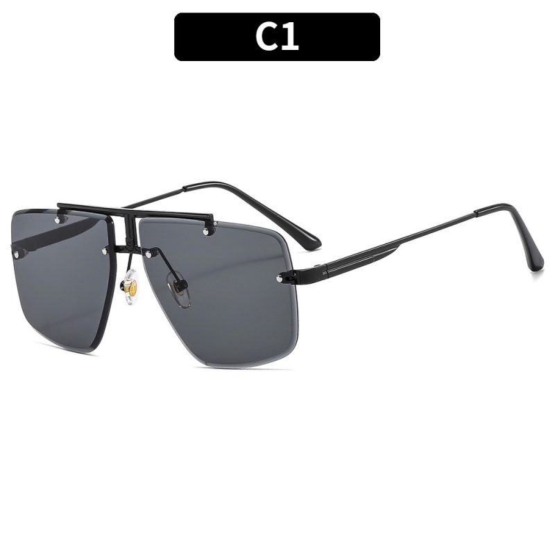 Square Frame Retro Sunglasses - Image 2