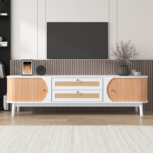 Elegant Particleboard TV Cabinet With Drawer
