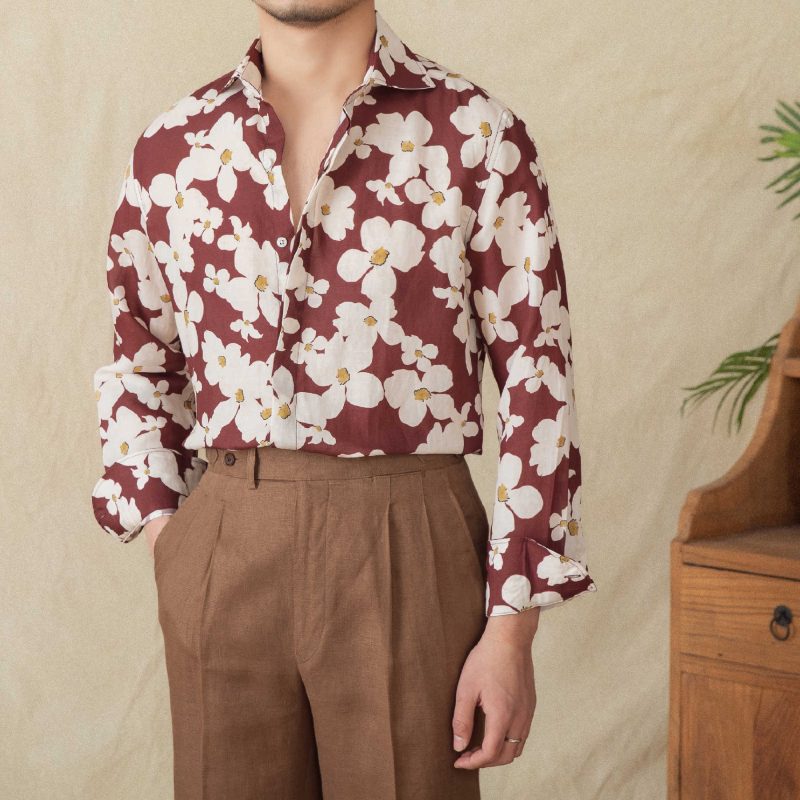 Printed Long Sleeve Shirt