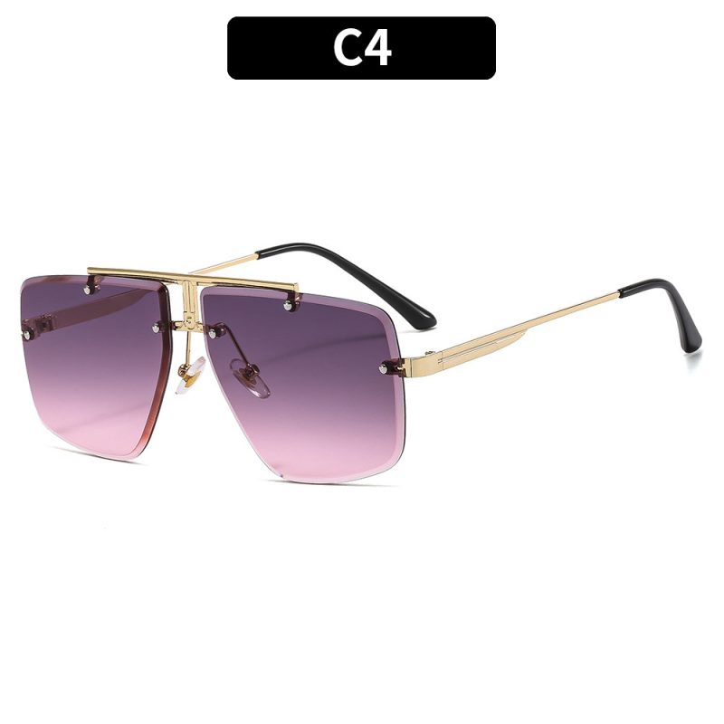 Square Frame Retro Sunglasses - Image 6