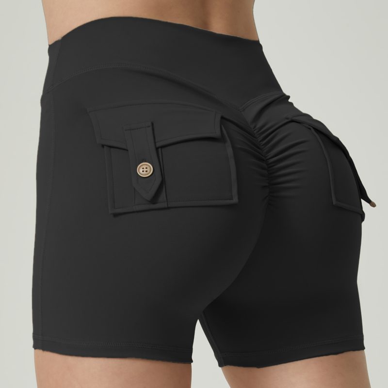 Dual Back Pocket Fitness Shorts - Image 4