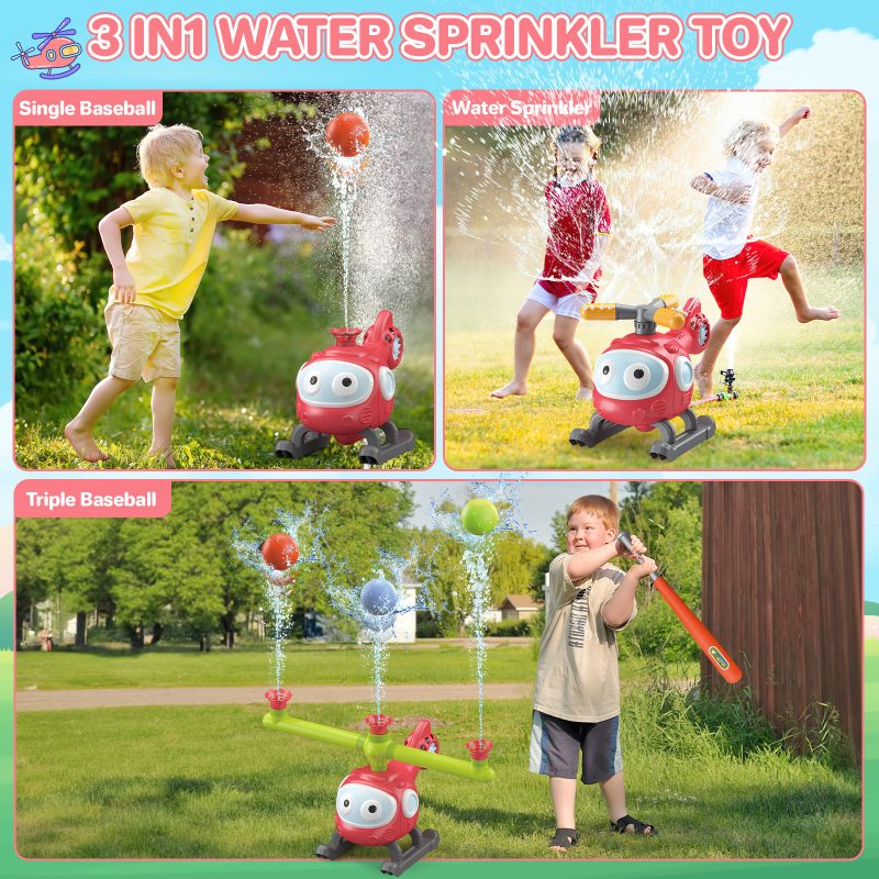 4-In-1 Water Helicopter Sprinklers Water Toy - Image 5