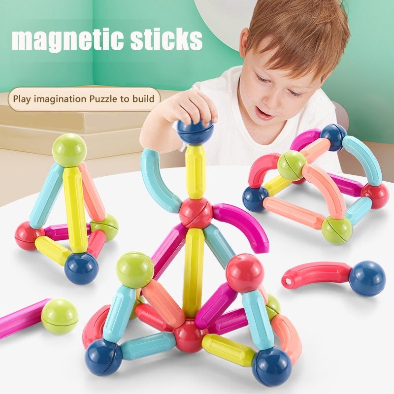 DIY Early Learning Magnetic Building Blocks