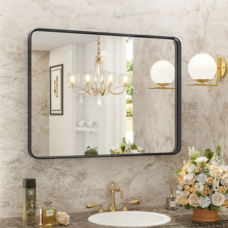 Rectangle Wall Mounted Vanity Mirror - Image 4