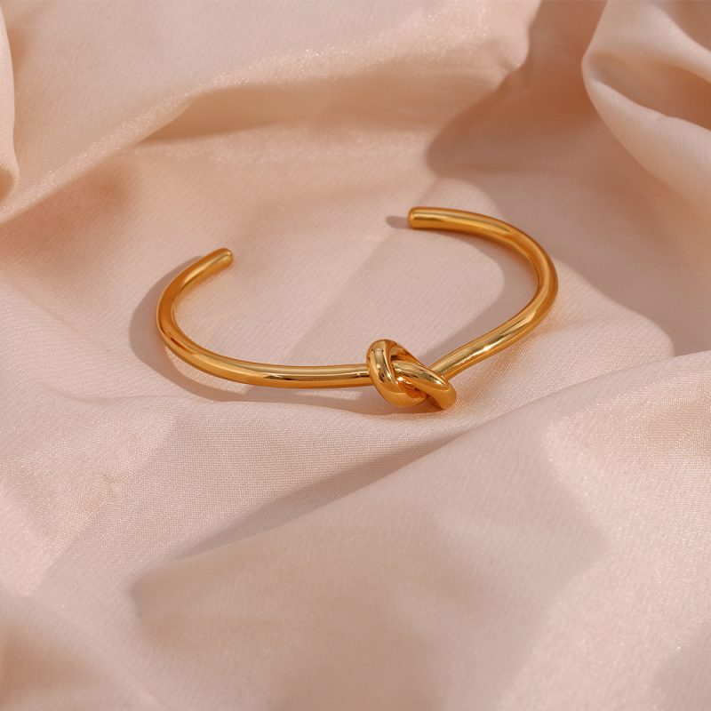 Louisa Gold Bangle - Image 2