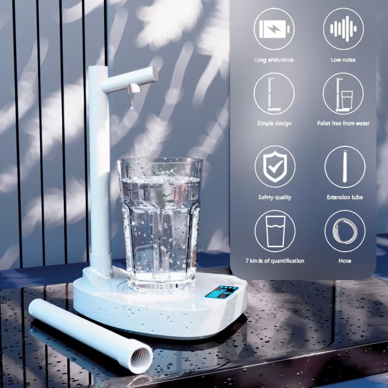 Automatic Rechargeable Water Dispenser With Stand - Image 10