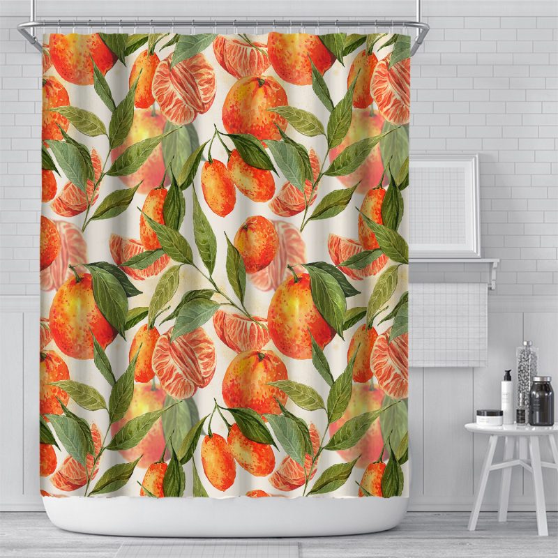 Waterproof And Mildew Digital Printing Bathroom Curtain - Image 2