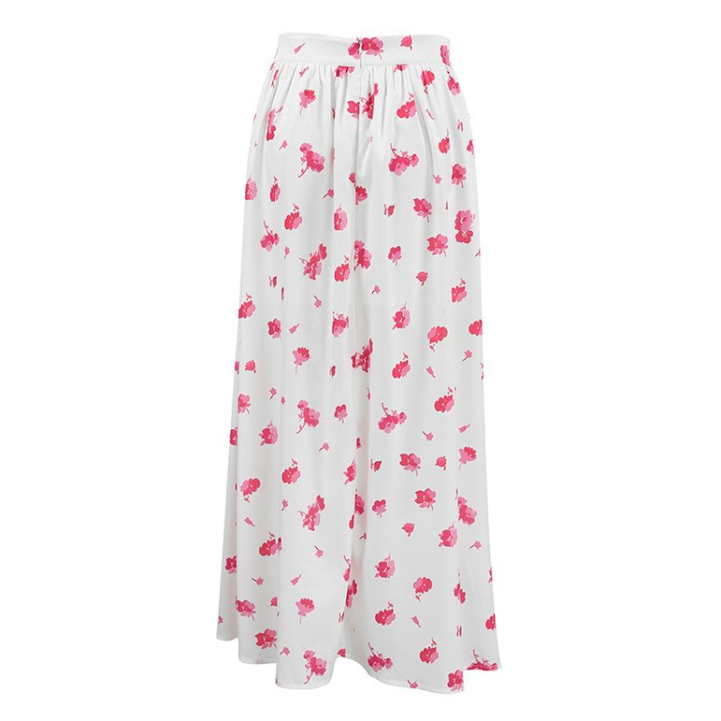 Split Floral Skirt - Image 4