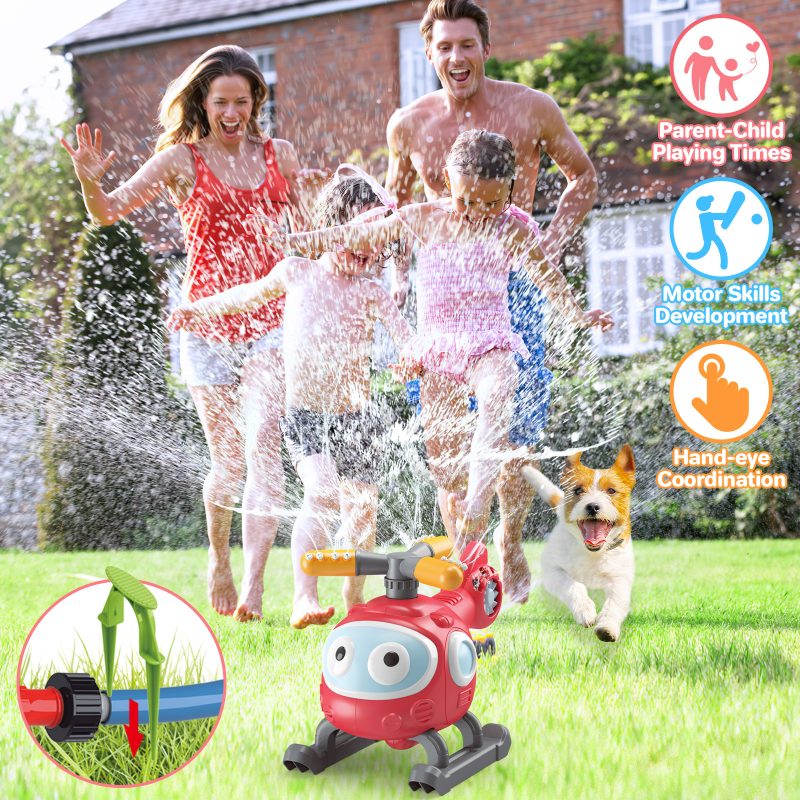 4-In-1 Water Helicopter Sprinklers Water Toy - Image 2