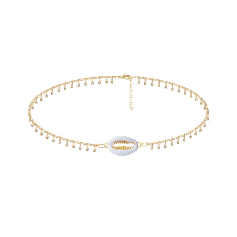 Simple Sea Shell Women Anklets - Image 2