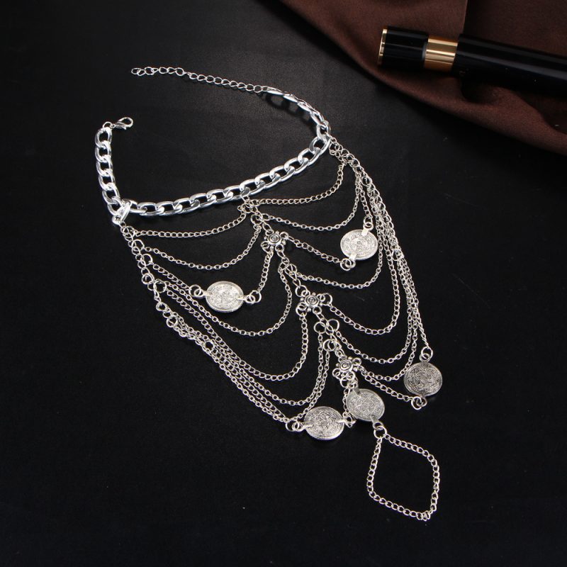 Fashion Silver Multi Link Chain Anklets - Image 6