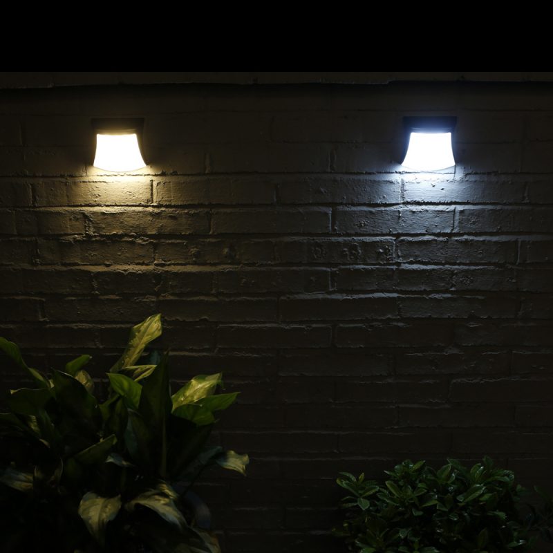 Outdoor Waterproof 4pcs Solar Wall Lamp - Image 4