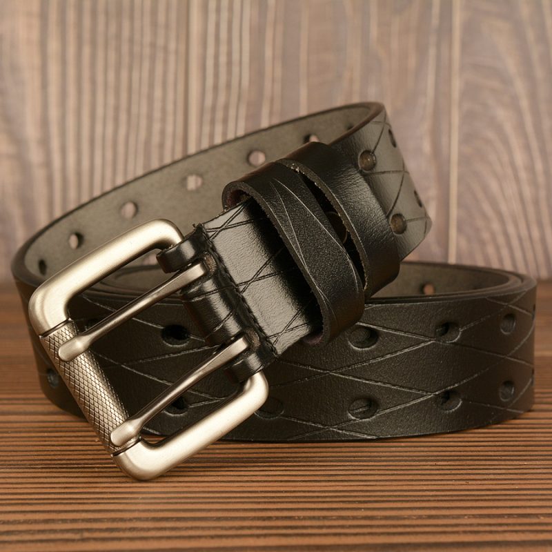Men's Casual Leather Personality Belt - Image 9