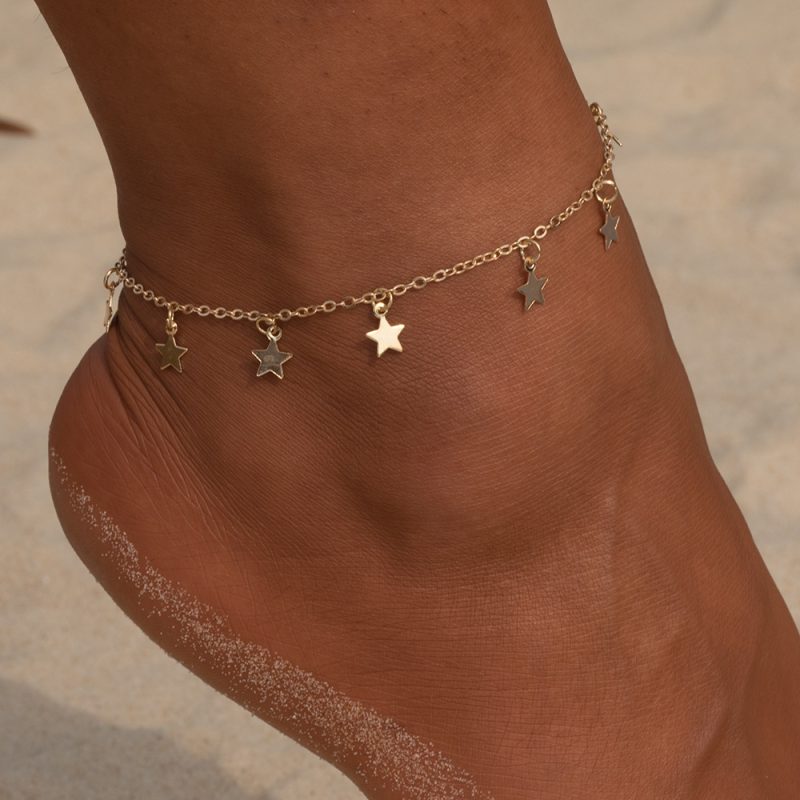 Electroplating Star Anklet - Image 3