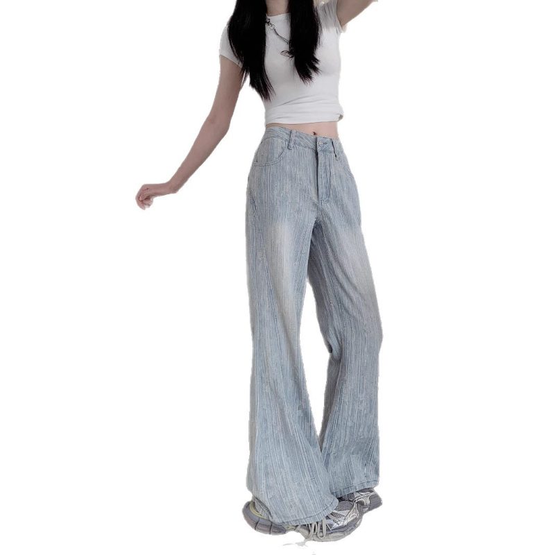 Loose Slimming Bootcut Jeans - Image 5
