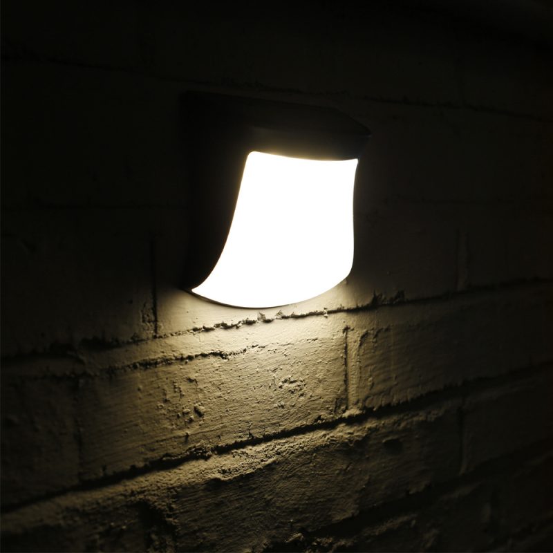 Outdoor Waterproof 4pcs Solar Wall Lamp